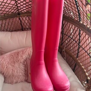 Women's Pink Rain Boots
